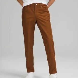 Lululemon ABC Slim-Fit 5 Pocket Pant Utilitech 32x34 Burnt Orange